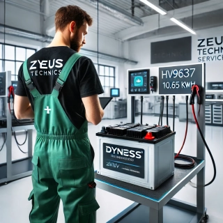 Služba - Nabíjení baterie Dyness HV9637 3,55 kWh 96V na plnou kapacitu (100 %) pro inicializaci nebo doplnění